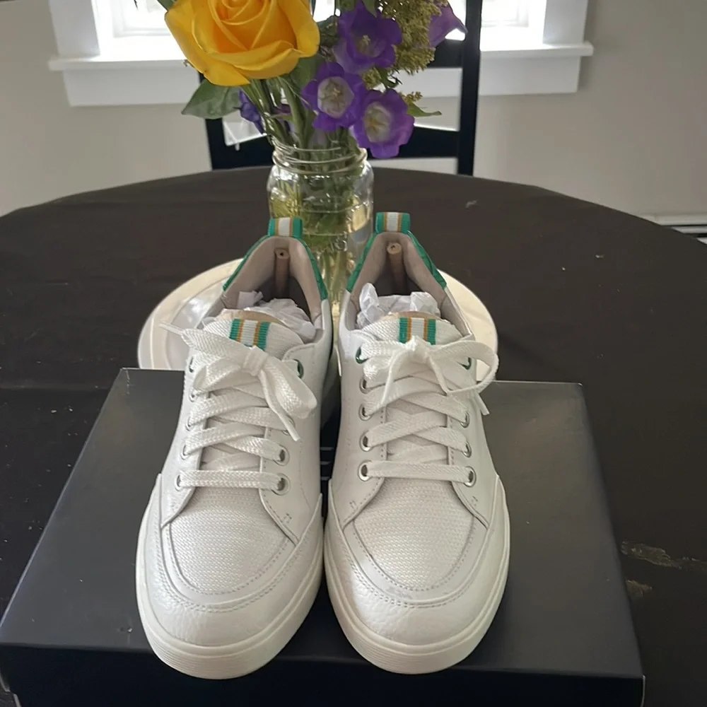 Naturalizer NEW Tilda white / green Sneaker - Picture 3 of 8